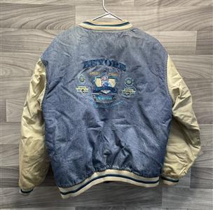 Disney vintage factory jean bomber jacket eeyore